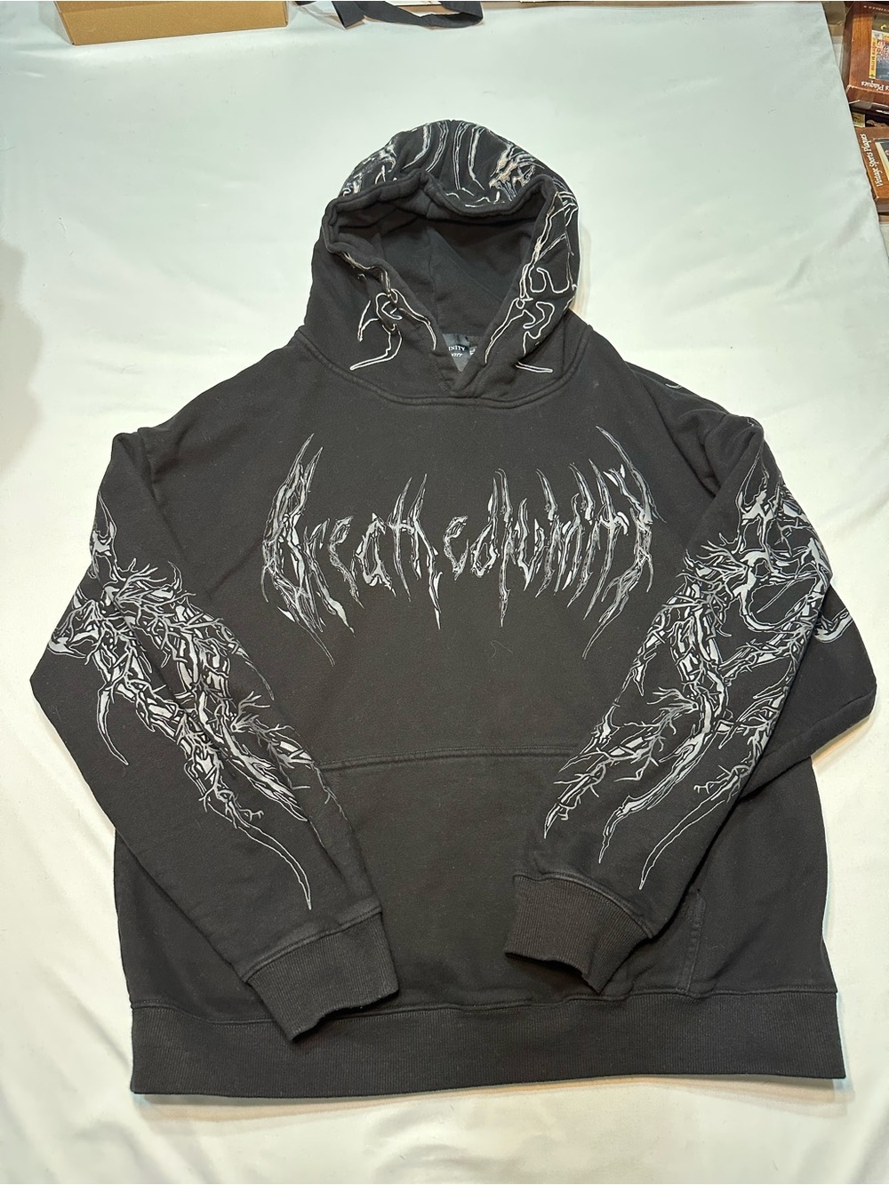 Breathe Divinity Cyber Sigilism Black Hoodie XL